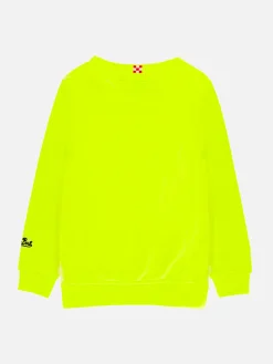 Felpa da bambino giallo fluo Après Ski