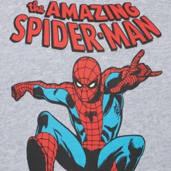 Felpa da bambino girocollo grigia con stampa Spiderman | EDIZIONE SPECIALE MARVEL