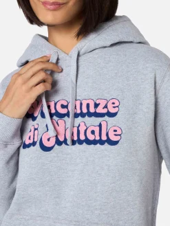Felpa da donna grigia Virginia Vacanze di Natale | VACANZE DI NATALE EDIZIONE SPECIALE
