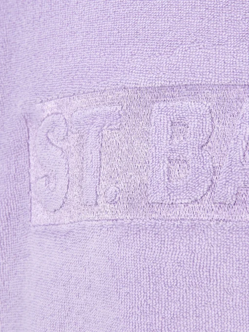 Felpa lilla da bambina Briony in spugna con logo Saint Barth