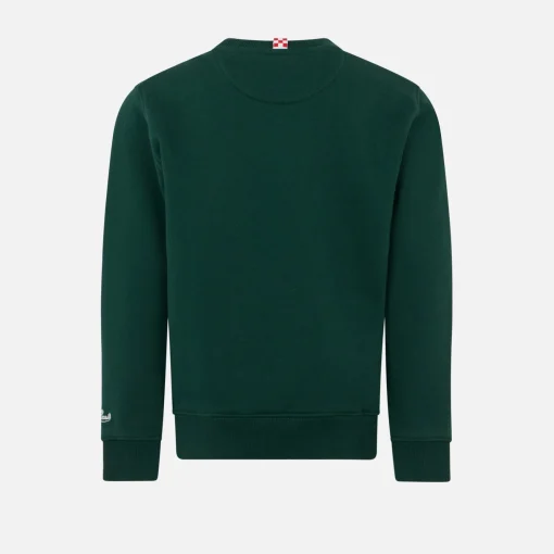 Felpa verde girocollo da bambino con stampa Snoopy | EDIZIONE SPECIALE SNOOPY PEANUTS™