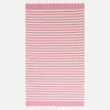 Fouta classico a nido d'ape con righe