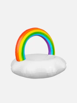 Galleggiante gonfiabile arcobaleno e nuvola
