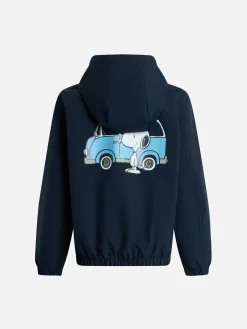 Giacca a vento leggera con cappuccio da bambino Kauris Jr con stampa Snoopy | EDIZIONE SPECIALE SNOOPY PEANUTS