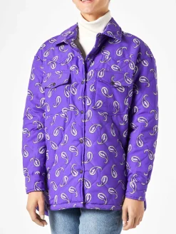 Giacca da donna con stampa paisley