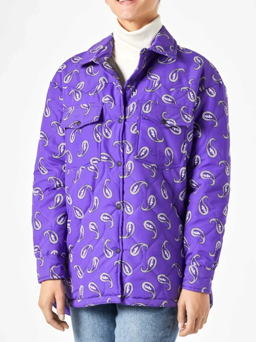 Giacca da donna con stampa paisley