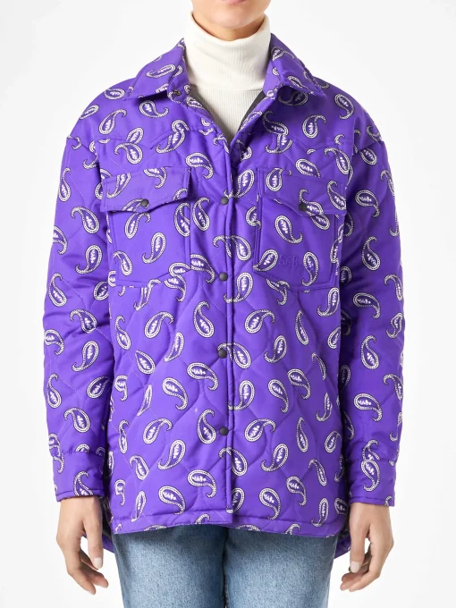Giacca da donna con stampa paisley