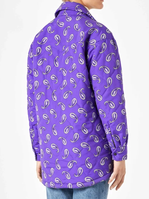 Giacca da donna con stampa paisley