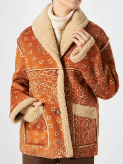 Giacca da donna in shearling reversibile