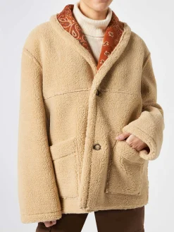 Giacca da donna in shearling reversibile
