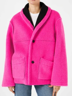 Giacca da donna in shearling reversibile