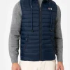 Gilet imbottito blu navy da uomo Aspen