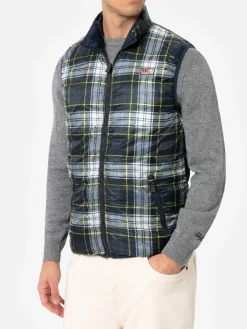 Gilet imbottito blu navy da uomo Aspen