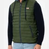 Gilet imbottito verde militare da uomo Aspen