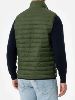 Gilet imbottito verde militare da uomo Aspen