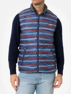Gilet imbottito verde militare da uomo Aspen