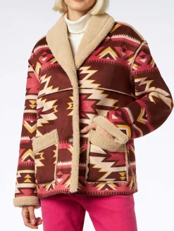 Giubbotto da donna in shearling reversibile