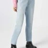 Jeans da donna con tasche in crochet