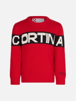 Maglia da bambino con ricamo Cortina