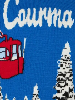 Maglia da bambino con stampa jacquard Courmayeur