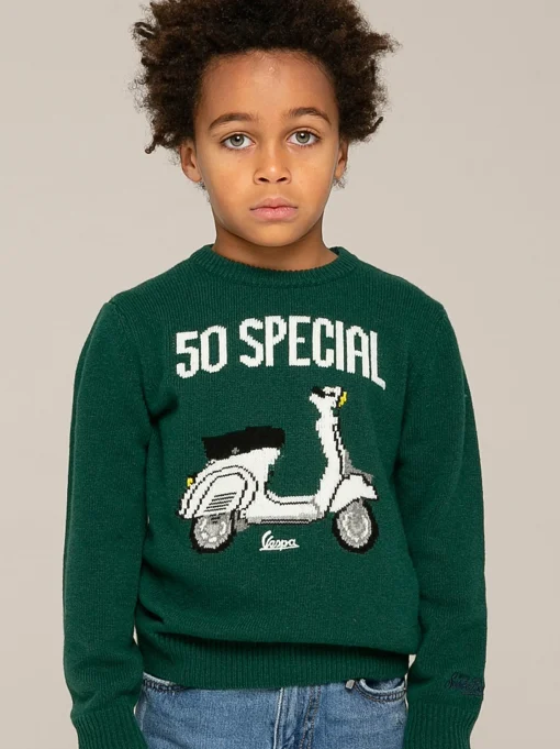 Maglia da bambino con stampa Vespa 50 Special | Vespa© Edizione Speciale