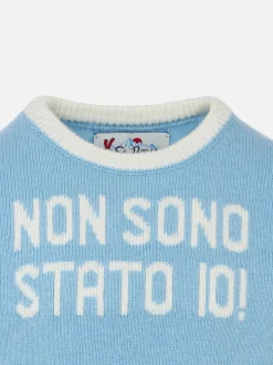 Maglia da bambino girocollo con stampa Non Sono Stato Io