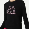 Maglia da donna con ricamo Belle Rebelle