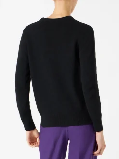 Maglia da donna con ricamo zucche