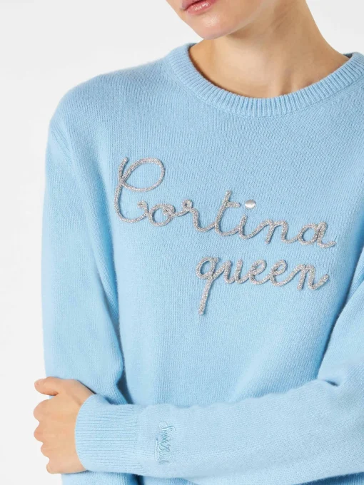 Maglia da donna con ricamo Cortina Queen