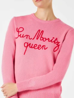 Maglia da donna con ricamo Sun Moritz Queen