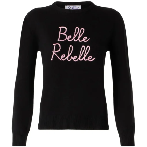 Maglia da donna con ricamo Belle Rebelle
