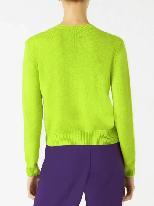 Maglia da donna corto verde acido