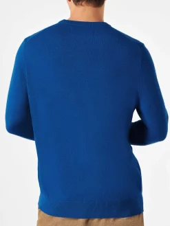Maglia da uomo blu stampa Snoopy Superhero | SNOOPY - EDIZIONE SPECIALE PEANUTS™