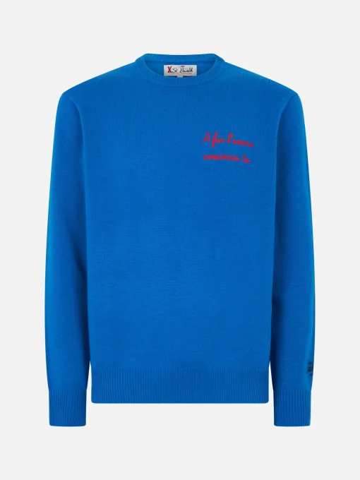 Maglia da uomo con ricamo A far l'amore comincia tu