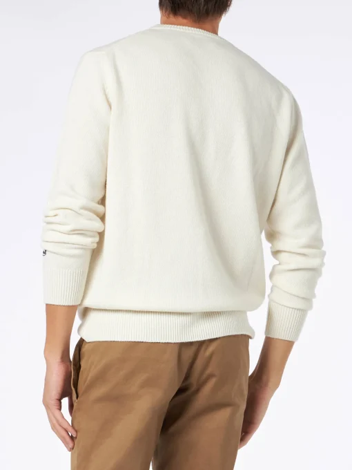 Maglia da uomo con stampa Ciaspole e Nuvole
