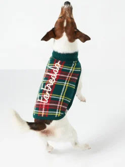 Maglioncino per cani con stampa Tartan