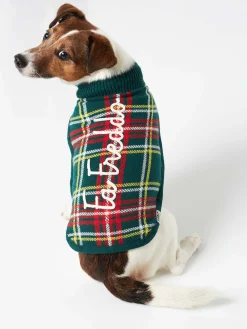 Maglioncino per cani con stampa Tartan