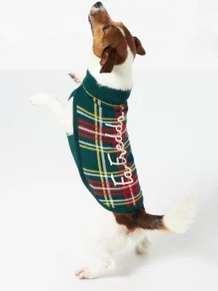 Maglioncino per cani con stampa Tartan