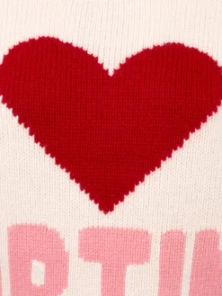 Maglione bianco fair isle Kyla da donna con stampa Cortina
