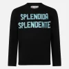 Maglione da bambina nero con strass Splendida Splendente | EDIZIONE SPECIALE DI NIKI DJ