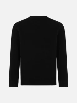 Maglione da bambina nero con strass Splendida Splendente | EDIZIONE SPECIALE DI NIKI DJ