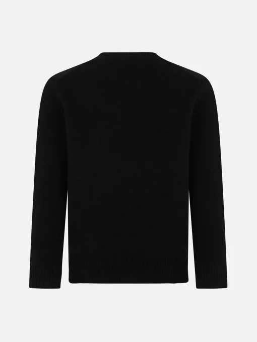 Maglione da bambina nero con strass Splendida Splendente | EDIZIONE SPECIALE DI NIKI DJ