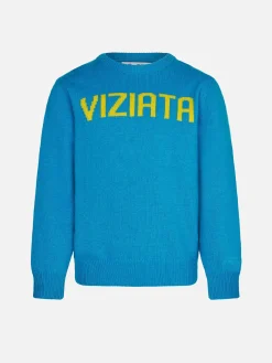 Maglione da bambina stampa Viziata