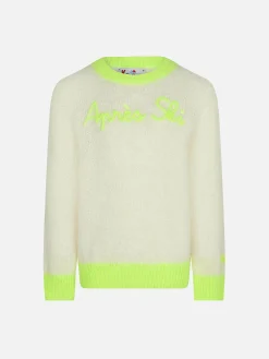 Maglione da bambino girocollo con ricamo fatto a mano