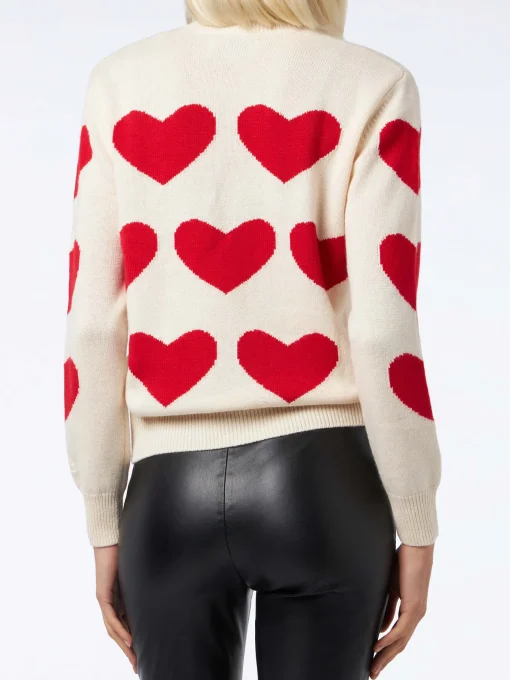 Maglione da donna girocollo con ricamo All I Want for Xmas is You