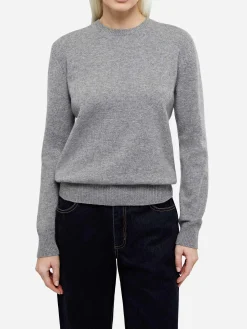 Maglione da donna grigio melange Sorbonne