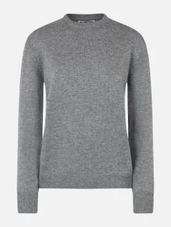 Maglione da donna grigio melange Sorbonne