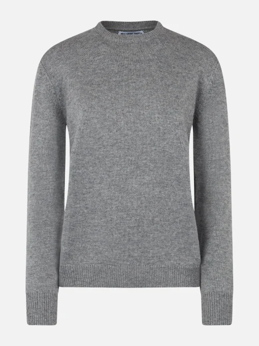 Maglione da donna grigio melange Sorbonne