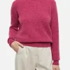 Maglione da donna in filato elasticizzato peonia Sorbonne