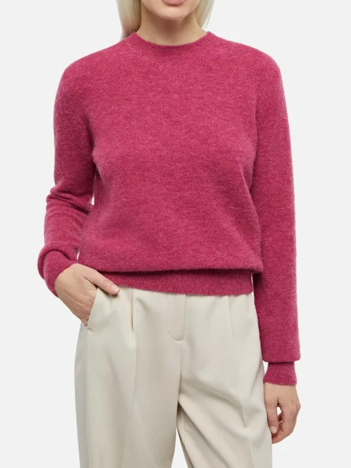 Maglione da donna in filato elasticizzato peonia Sorbonne